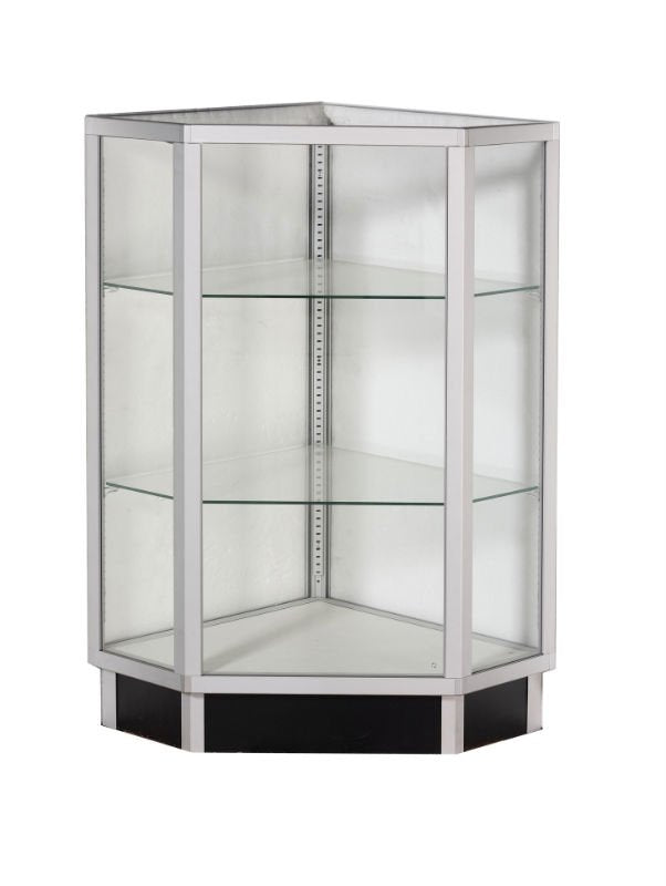 Corner Extra vision Aluminum showcase