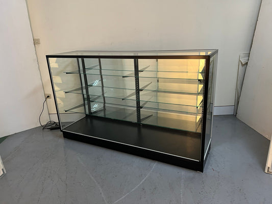 Extra Vision Black Aluminum Showcase