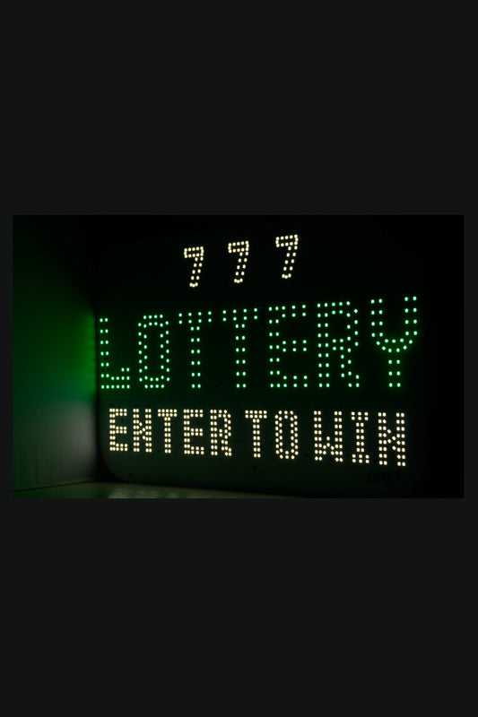 LED LOTTERY SIGN