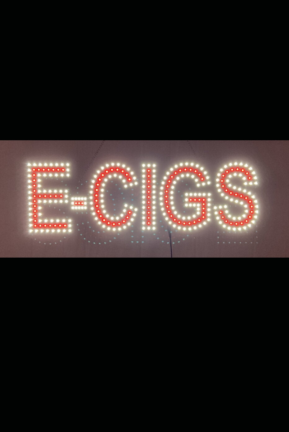 LED-E-CIGS Sign Red