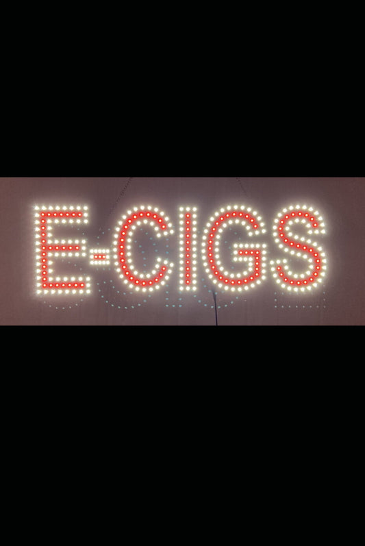 LED-E-CIGS Sign Red