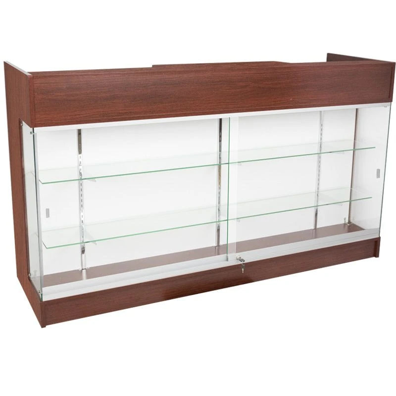 Economy Ledge Top Counter/ Glass Display Case 4' L