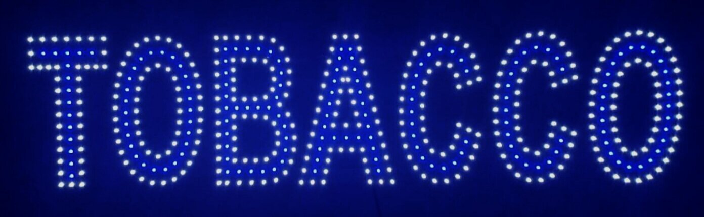 LED TOBACCO SIGN