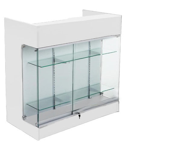 Economy Ledge Top Counter/ Glass Display Case 6'