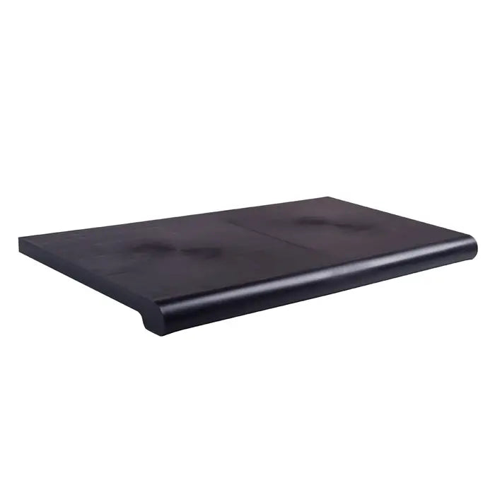 Plastic Bullnose Shelves 2' Black