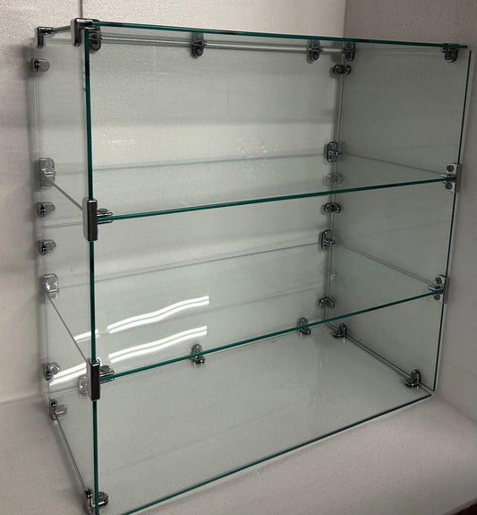 Counter Top Glass Display 2'L x 2'H x 12"W