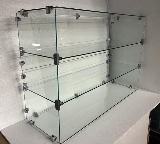 Counter Top Glass Display 3L x 2'H x 12"W