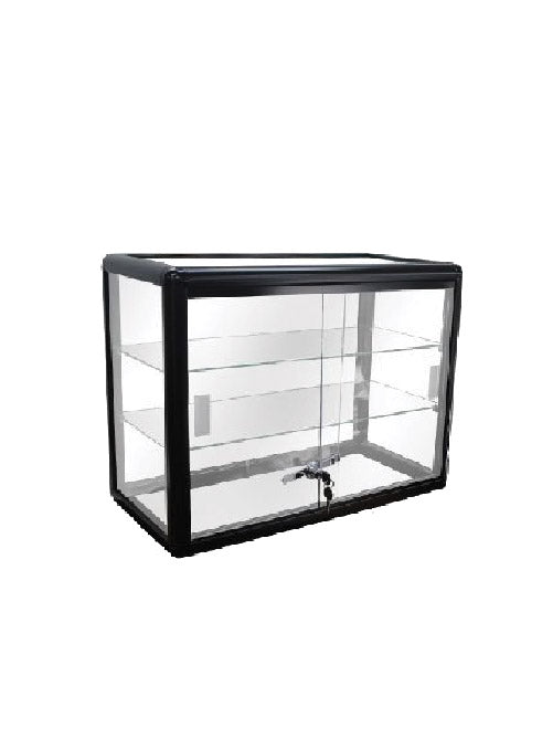 Radius Counter Top Glass Display Cases 24"L x 12"w x 18"h