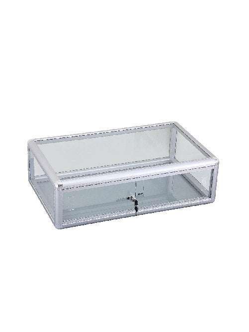 Radius Counter Top Glass Display Cases 30"L x 18"w x 9"h