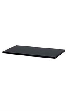 12" X 48" Wood Shelves Black