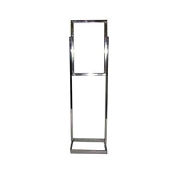 Open Base Sign Holder Rectangular Tube 14"Wx22"H