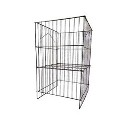 Grid Dumpbin With Adjustable Bottom 18"L X 18"W X 30"H