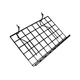 Slatwall/Gridwall/Pegboard Slanted Shelf 15" D X 24" L With Lip (5 PER BOX)