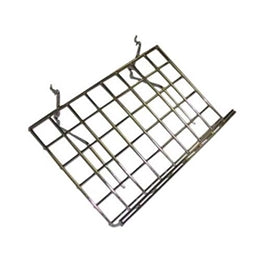 Slatwall/Gridwall/Pegboard Slanted Shelf 15" D X 24" L With Lip (5 PER BOX)