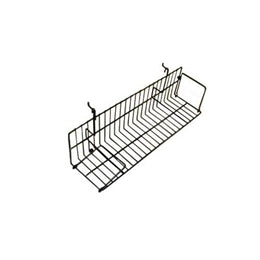 2 Ft Slatwall/ Gridwall/ Pegboard Wire Video Shelf ( 10 PER BOX)