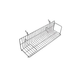 2 Ft Slatwall/ Gridwall/ Pegboard Wire Video Shelf ( 10 PER BOX)