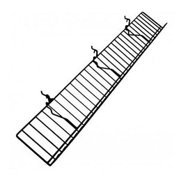 8"D X 46"L Slatwall/ Gridwall/ Pegboard Wire Shelf With 2" Lip P.O.P. Display (5 PER BOX)