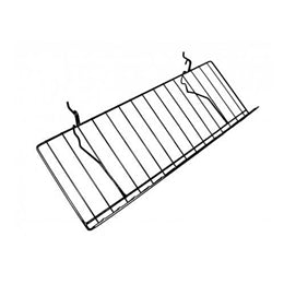 Gridwall/Slatwall/Pegboard Wire Shelf 10"D X 23"L With 2" Lip (5 PER BOX)