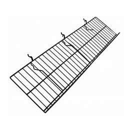 10"D X 46"L Slatwall/ Gridwall/ Pegboard Wire Shelf With 2" Lip P.O.P. Display (5 PER BOX)