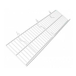 10"D X 46"L Slatwall/ Gridwall/ Pegboard Wire Shelf With 2" Lip P.O.P. Display (5 PER BOX)