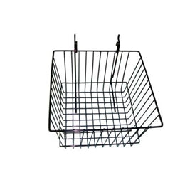 Slatwall/Gridwall/Pegboard Wire Basket 12" L X 12" D X 8" H