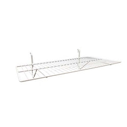 24"L X 12"D Slatwall/Gridwall/Pegboard Shelf No Lip ( 6 PER BOX)