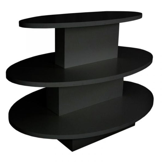 3 Tier Oval Display Table