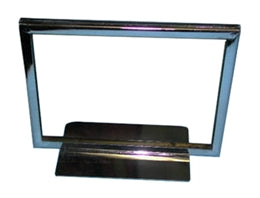 Chrome Card Holder 7" X 11"