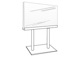 PLEXI CARD HOLDER 7" X 11"