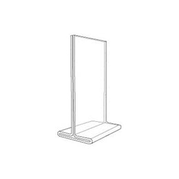 Vertical Plexi Card Holder Top  Load 5-1/2" H*3-1/2" W