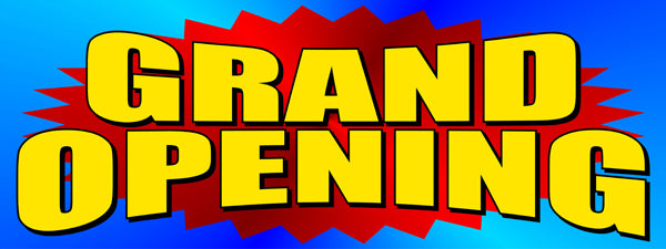 3'x7' Grand Openning Banners