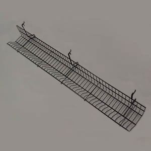4 Ft long Slatwall/ Gridwall/ Pegboard Wire Video/CD/DVD Shelf With 5 Dividers ( 10 PER BOX)