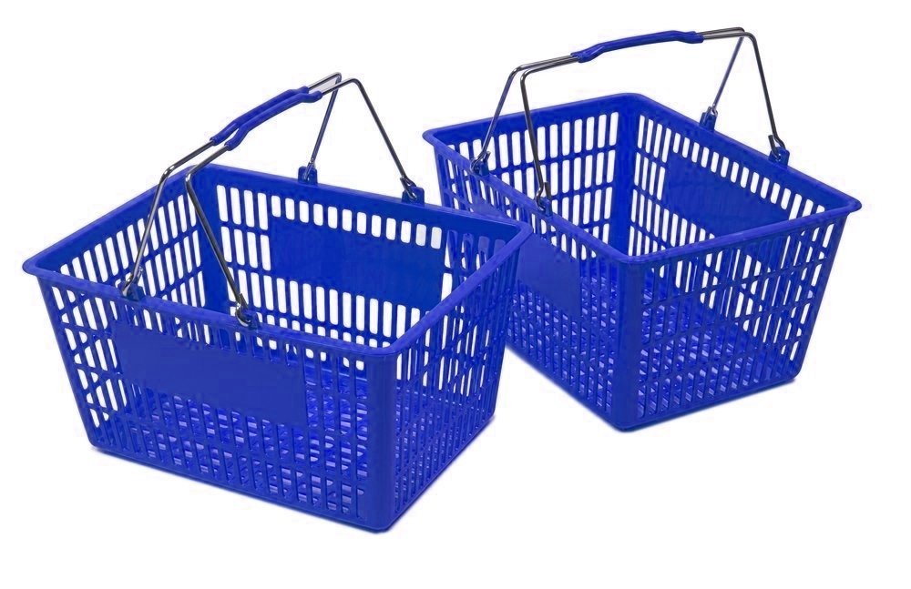 Shopping Baskets 19 3/4"L x 13"W x 9"D