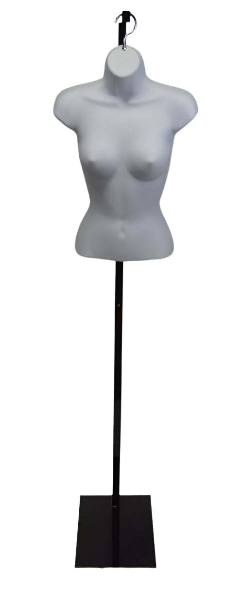 Adjustable Hanging Mannequin Form Display 51"-78" Stand