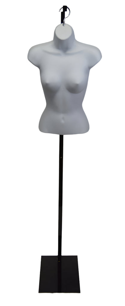 Adjustable Hanging Mannequin Form Display 51"-78" Stand