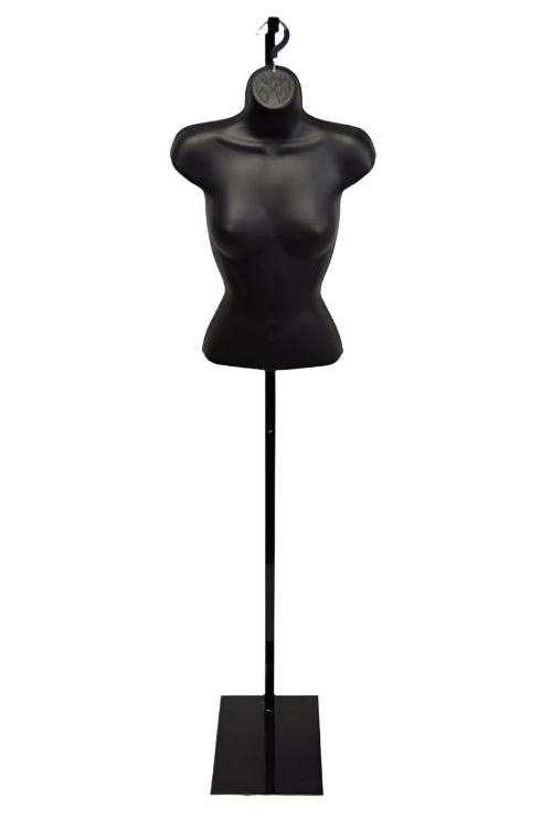 Adjustable Hanging Mannequin Form Display 51"-78" Stand