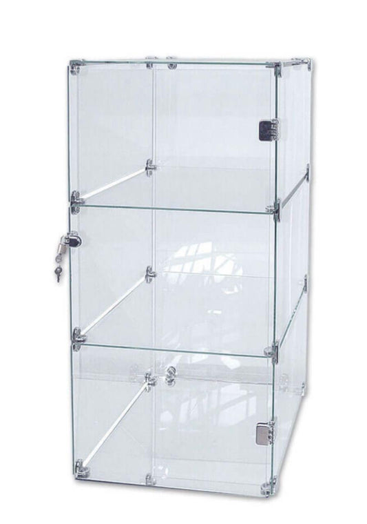 Counter Top Glass Cubic Display 2'h x 12" x 12"